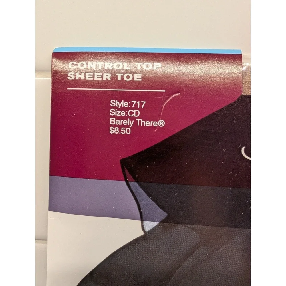 Hanes Silk Reflections Pantyhose Size CD Barely There Nylons